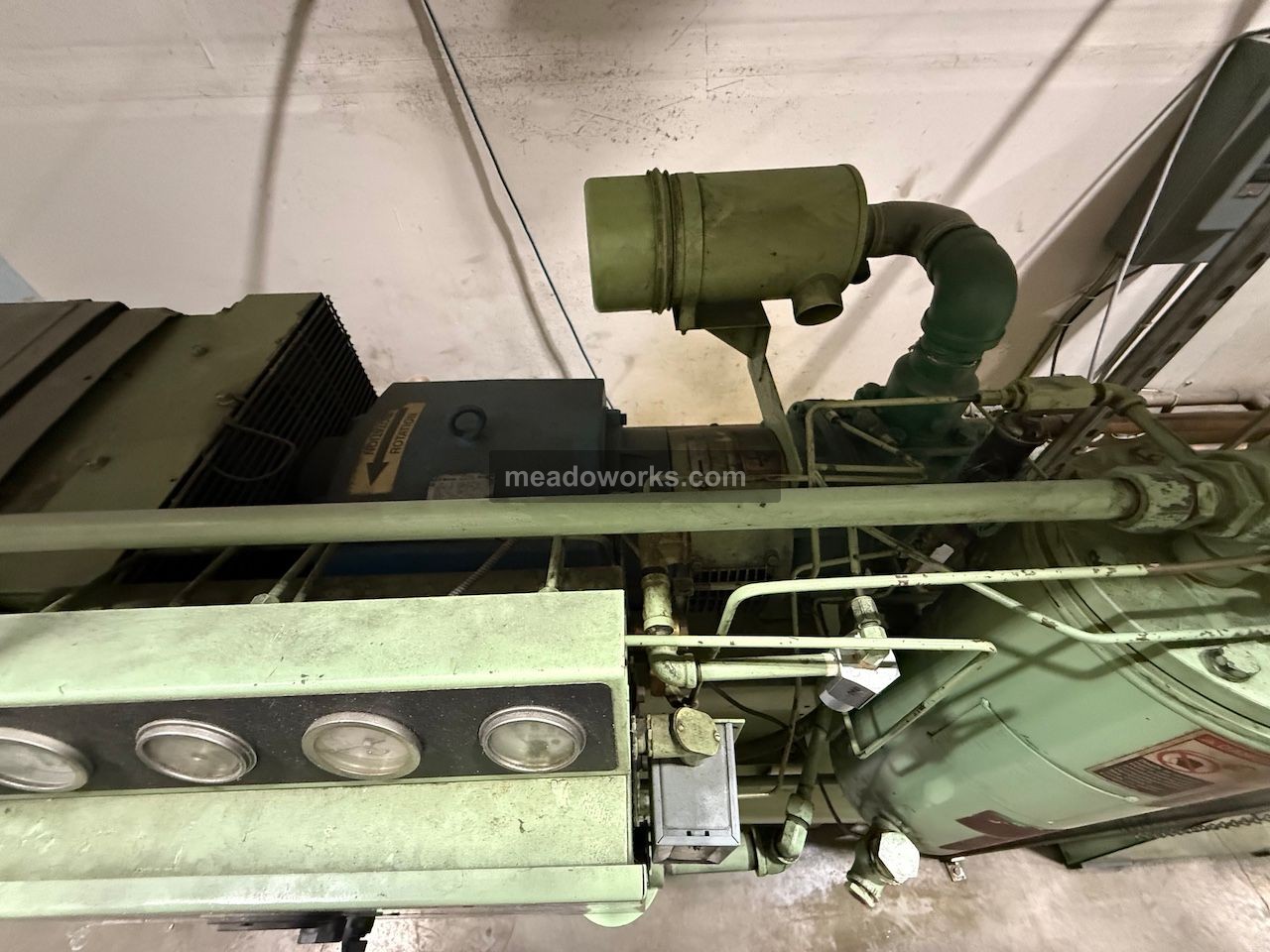 Sullair #LS-10, Rotary Screw Air Compressor, tank mounted, 10 HP - Image 6