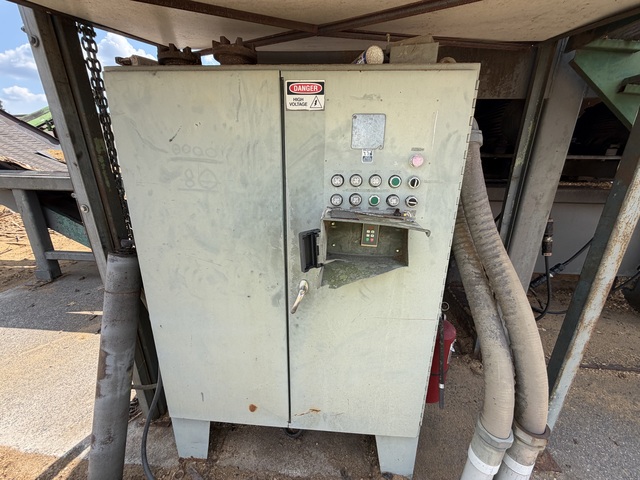 Douglas, 8-Head Shaving Mill System, 12 knives per head, 50 HP per head, Heil 105x32 triple pass drum dryer - Image 8