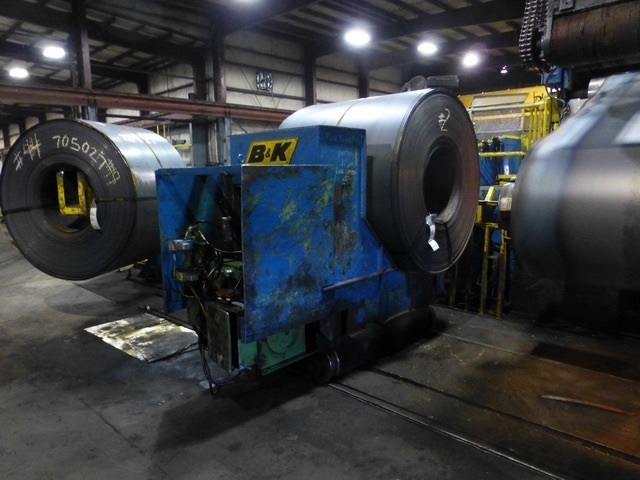 60" x .035" B & K, Slitting Line, 50000 lb., 76" max coil outside dimension, 19"-26" entry ID, 20"-30" exit - Image 3