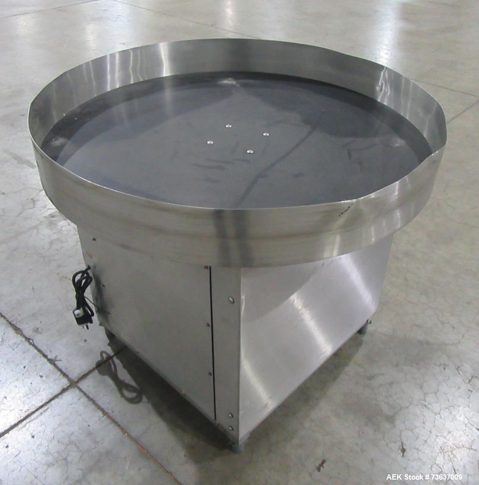 36" Heat Seal #AT36, Rotary Accumulation Table, 36" diameter tabletop, 115 V. (3 available) - Image 4