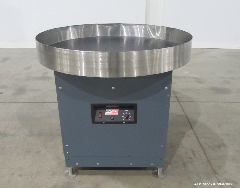 36" Heat Seal #AT361VS, Rotary Accumulation Table, Stainless Steel top, 36" diameter tabletop, 115 V., 3 amps - Image 2