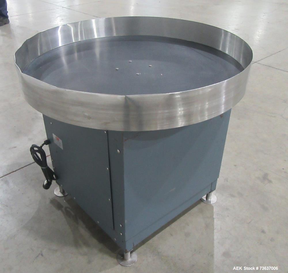 36" Heat Seal #AT361VS, Rotary Accumulation Table, Stainless Steel top, 36" diameter tabletop, 115 V., 3 amps - Image 4