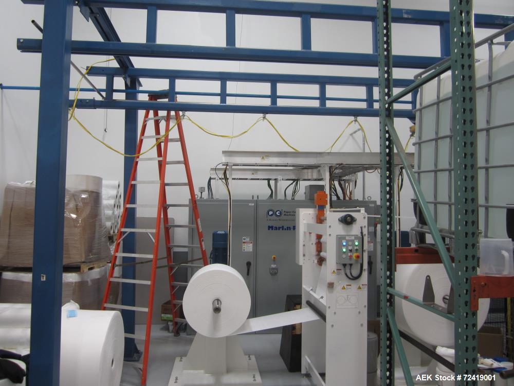 Paper Converting Machine #CF01-00013, Wet Wipes Converting & Wrapping Line, Marlin Flex folder, 2000 - Image 6