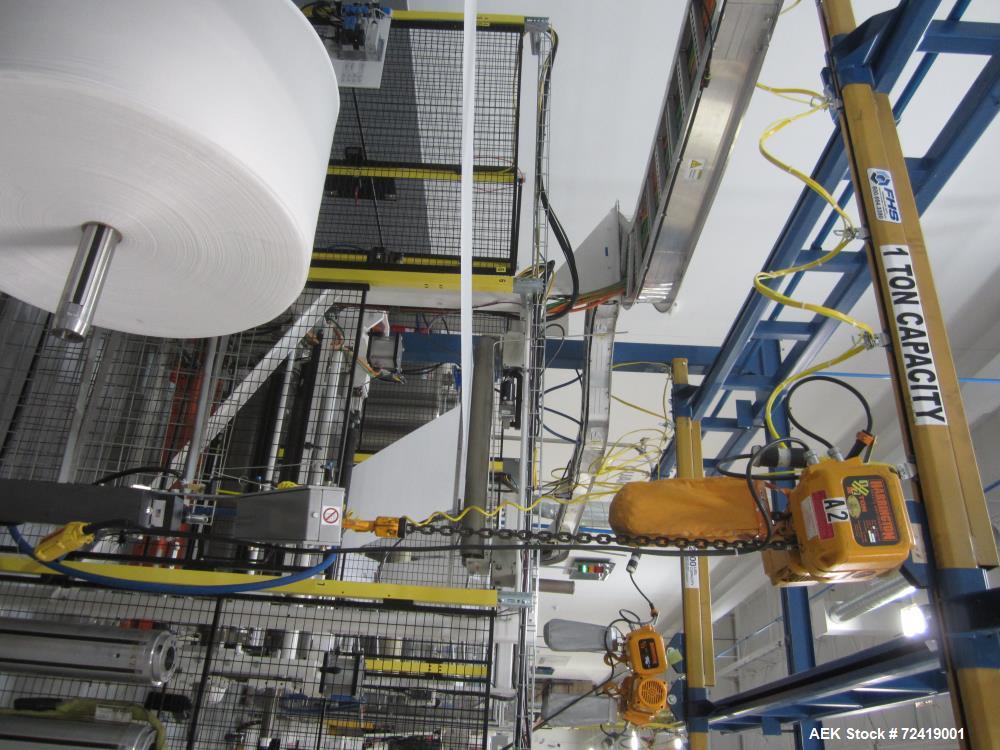 Paper Converting Machine #CF01-00013, Wet Wipes Converting & Wrapping Line, Marlin Flex folder, 2000 - Image 9
