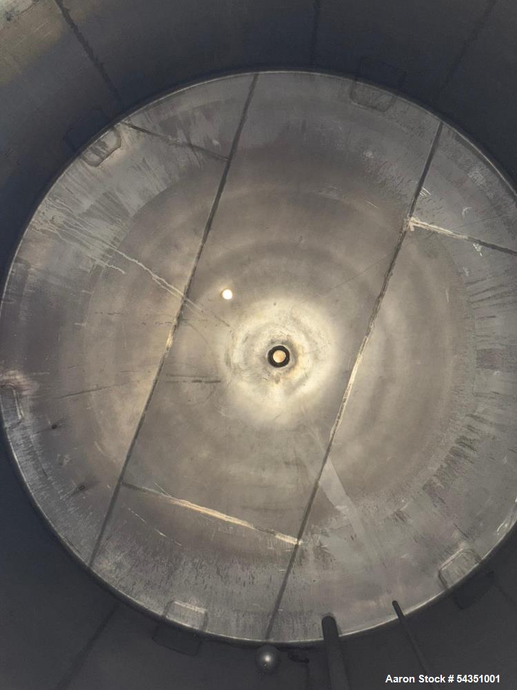 15,000 gallon Letco, Storage Tank, Stainless Steel, 144" diameter x 216" straight side, dished top & bottom - Image 5