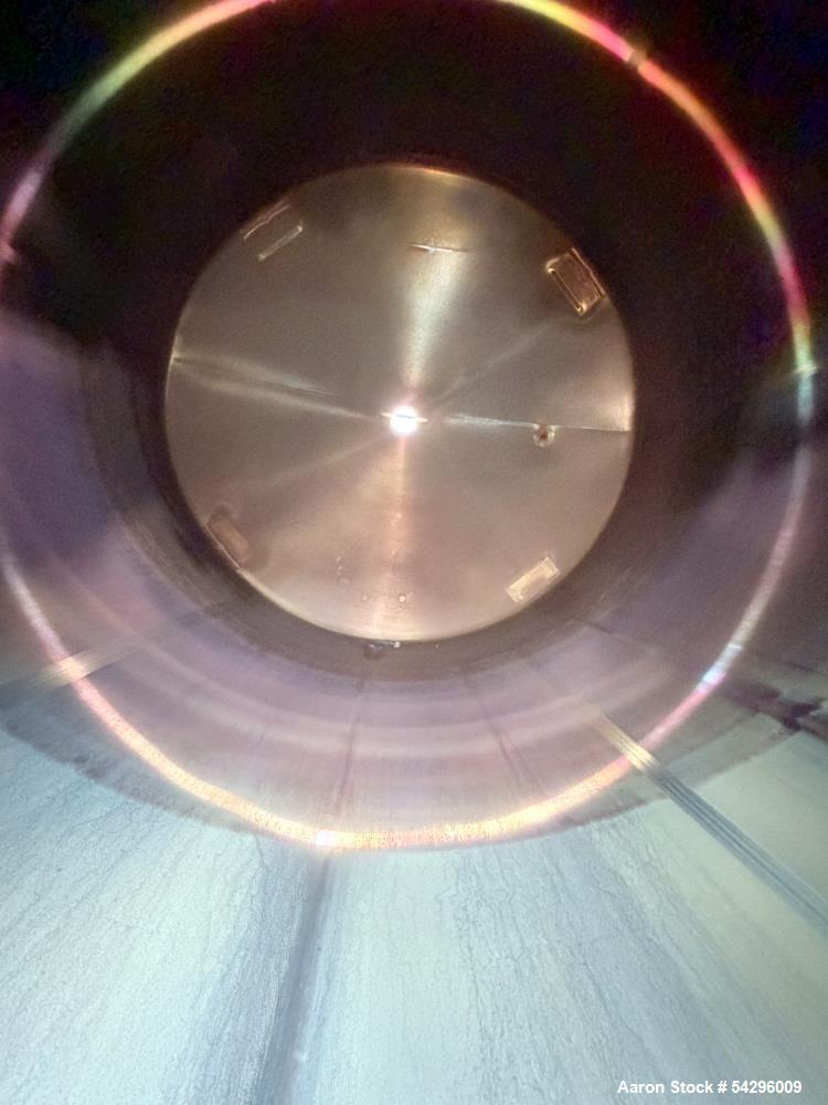 4,700 gallon Feldmeier, Vertical Tank, 304L Stainless Steel, 114" diameter x 102" straight side, 24" manway - Image 6