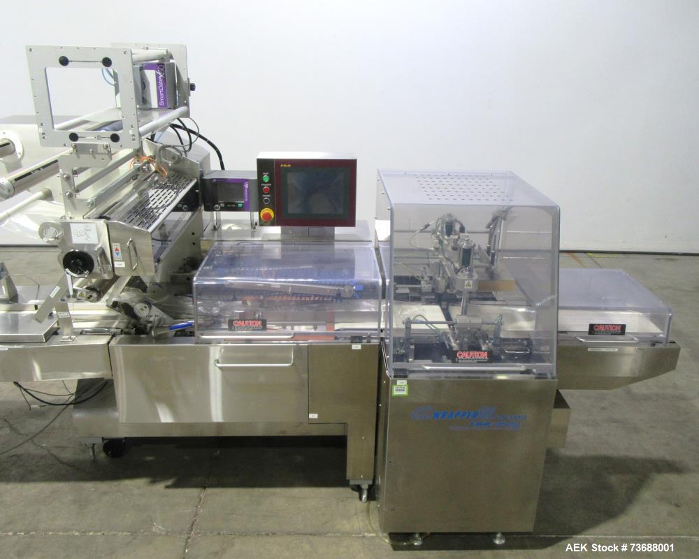 Fuji #FW-3410/Ba7, Horizontal Box Motion Flow Wrapper, 10-150 PPM, 25" film width, Yaskawa servo, Markem - Image 6