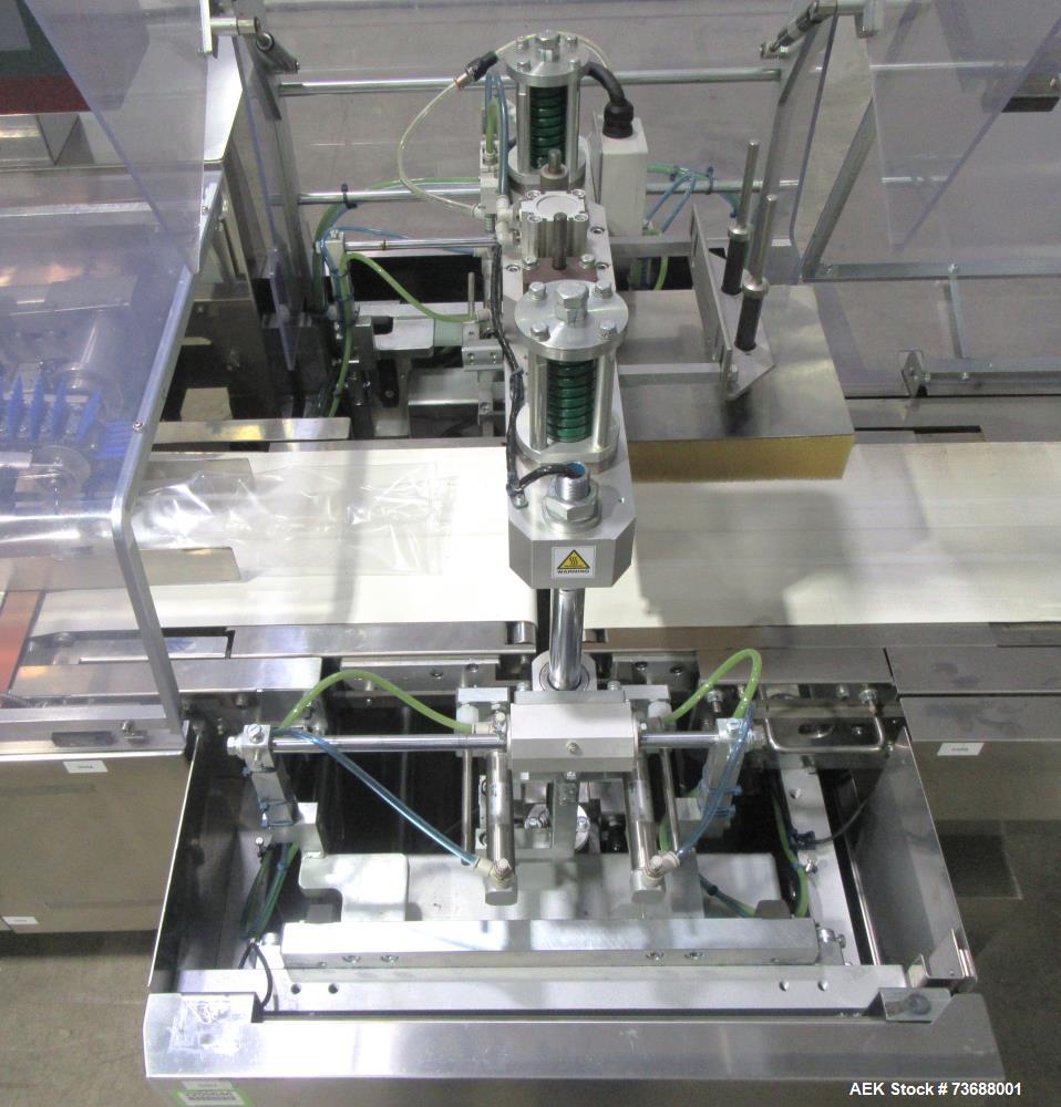 Fuji #FW-3410/Ba7, Horizontal Box Motion Flow Wrapper, 10-150 PPM, 25" film width, Yaskawa servo, Markem - Image 10