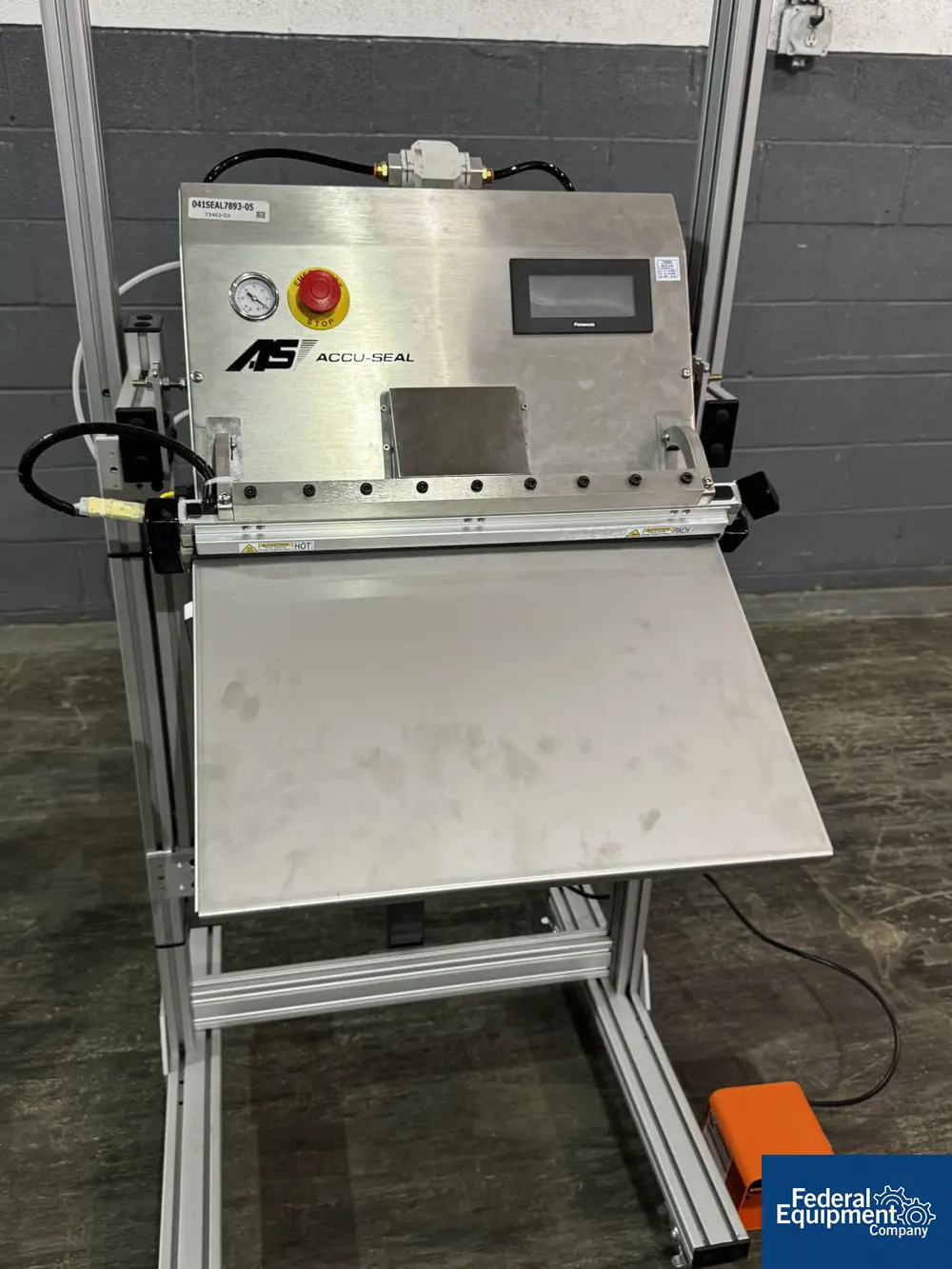 20" Accu-Seal #675TC2-20-DB, Vacuum Pouch Sealer, temperature controlled, 6 seal settings, foot pedal, 120 - Image 6