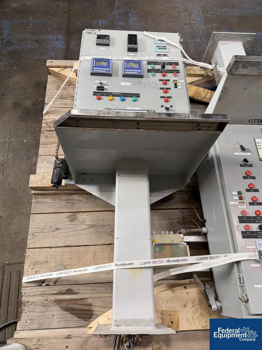 7,926 gallon Feldmeier, Reactor, 316L Stainless Steel, 102" ID x 207" straight side, 50 PSI/FV @ 302&deg;F, 100 - Image 3