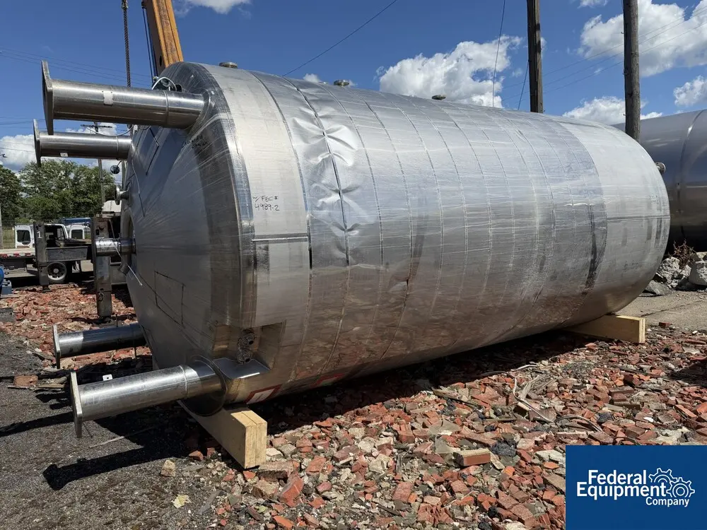7,926 gallon Feldmeier, Reactor, 316L Stainless Steel, 102" ID x 207" straight side, 50 PSI/FV @ 302&deg;F, 100 - Image 7