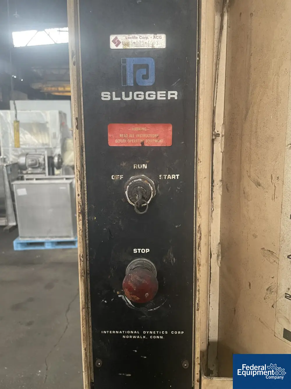 International Dynetics #Slugger, Drum Compactor, 1 HP, 104/208 V. - Image 8