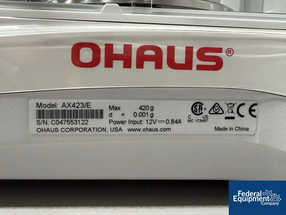 Ohaus #AX423/E, Adventurer Balance, 420 g capacity - Image 2