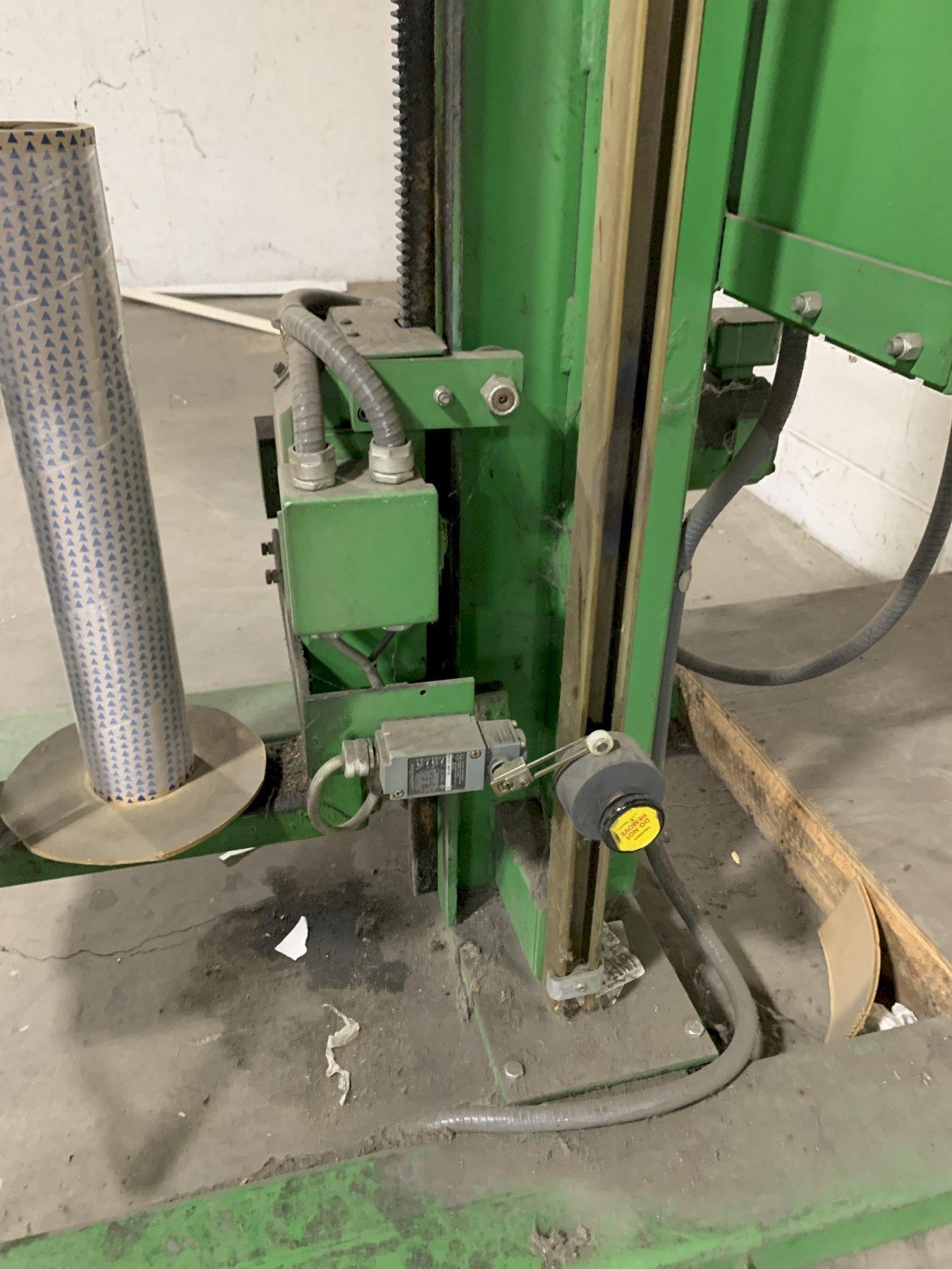 Synergy #SYNERGY-II, automatic shrink wrap machine with hydro stretch film feeder, 5' diameter turntable - Image 6