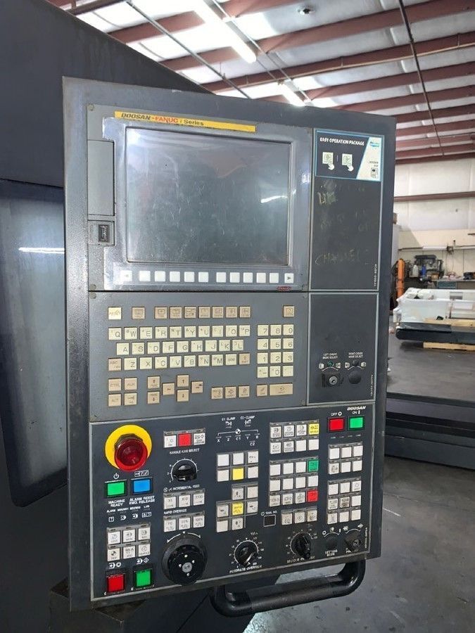 Daewoo Doosan #Puma-5100LC, CNC Turning Center, 35.4" swing, 25.6" max diameter x 80.4" length, 10.8" bar - Image 2