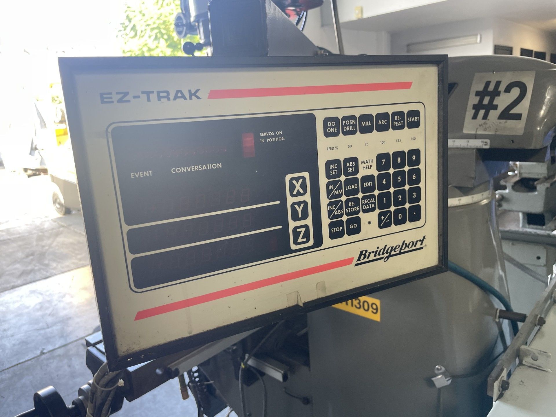 Bridgeport #EZ-TRAK, 2-Axis CNC Vertical Knee Mill, 9" x 42" table, 30" X, 12" Y, 16" knee travel, 60-4200 - Image 4