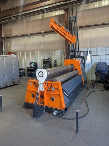 120" x 5/8" Roccia #HR4W-3600, hydraulic 4-roll plate bending machine, 122.05" working length, 0.51" - Image 2