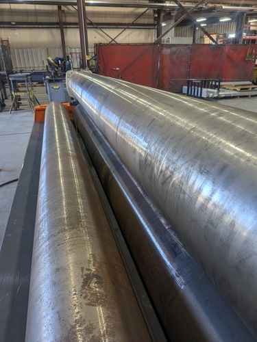 120" x 5/8" Roccia #HR4W-3600, hydraulic 4-roll plate bending machine, 122.05" working length, 0.51" - Image 4