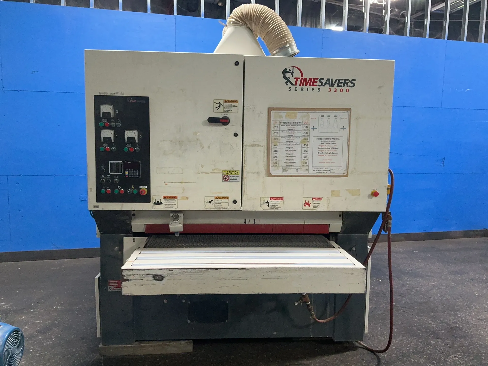 53" Timesavers #3331-45-001, Wide Belt Sander, 7.5 HP, 3555 RPM, w/ dust collector, 230/460 V., 3 Ph. - Image 3