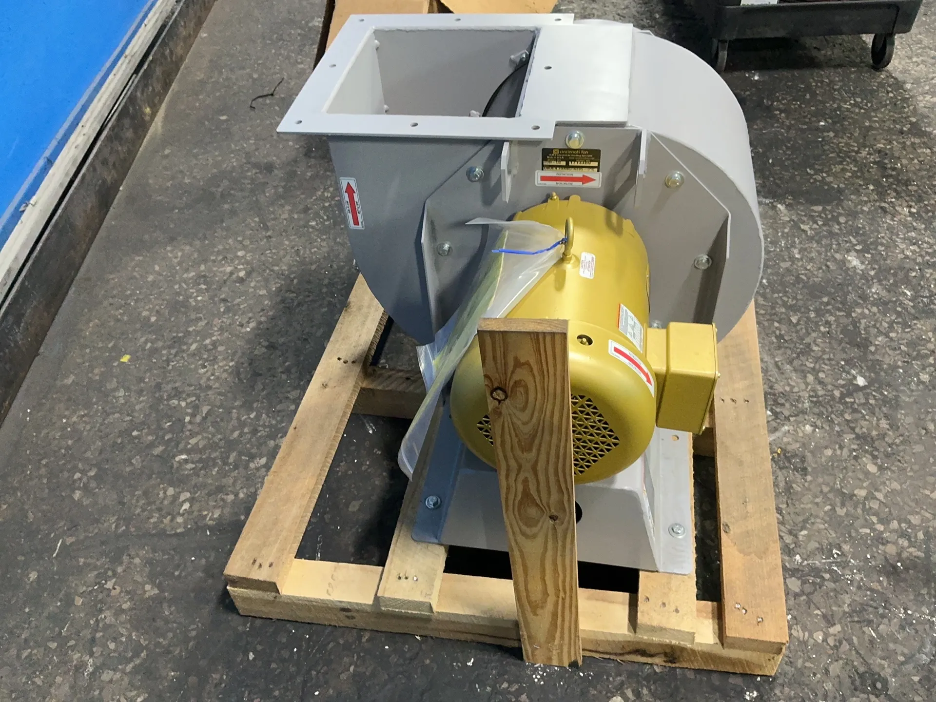 3638 CFM, Cincinnati Fan #HDBI-130, Blower, 7.5 HP, 3750 RPM, 190/208-230/380/460 V., 3 Ph., 50/60 Hz., 2017 - Image 6
