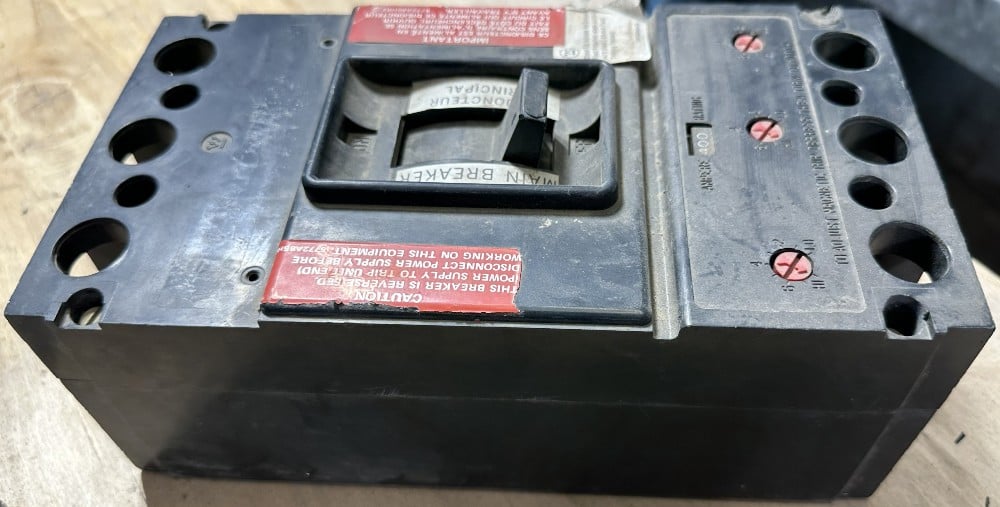 Westinghouse, MCCB, MAIN BREAKER, 3-Pole, 400A Current Rating, Interchangeable Thermal-Magnetic Trip Unit - Image 2