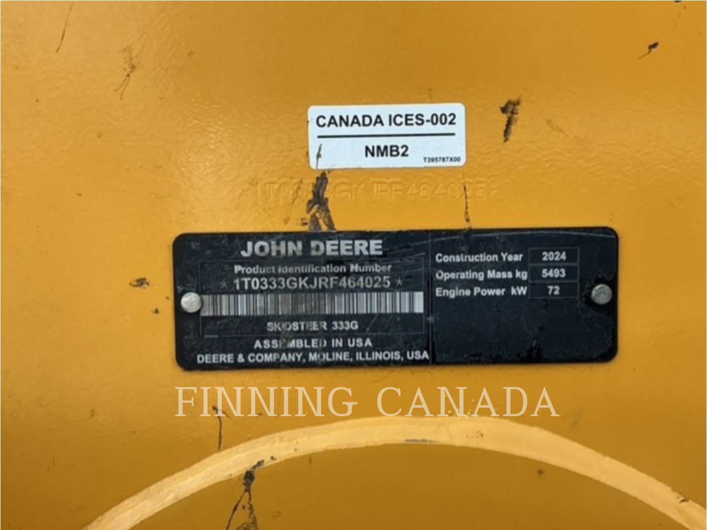 John Deere 333G, 1166 hours, S/N: 1T0333GKJRF464025, 2024 - Image 5