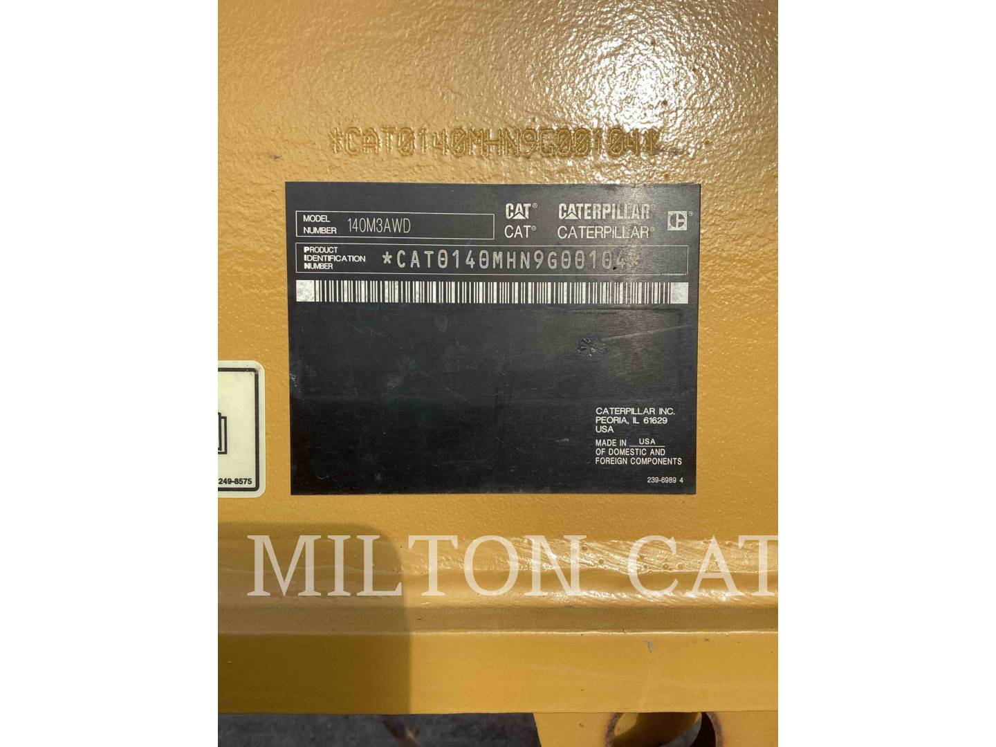 Caterpillar 140M3AWD, Motor Grader, 12360 hours, S/N: N9G00104, 2015 - Image 6