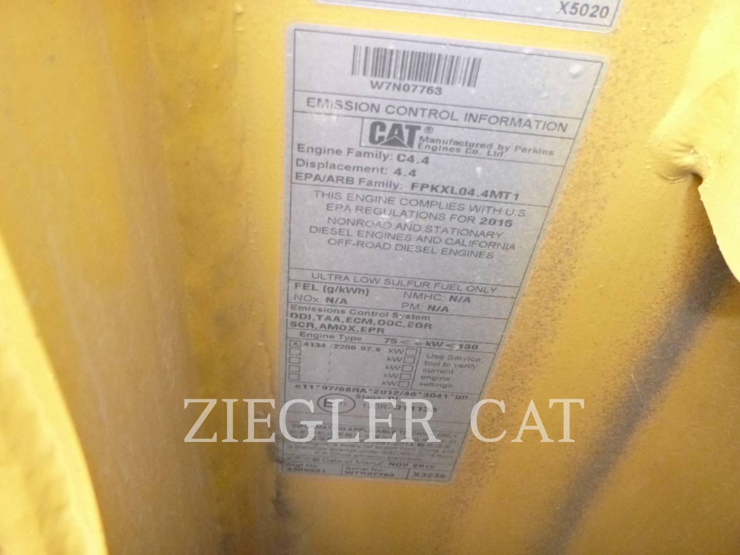 Caterpillar CW34, Pneumatic Tired Compactor, 7335 hours, S/N: AL300147, 2016 - Image 8