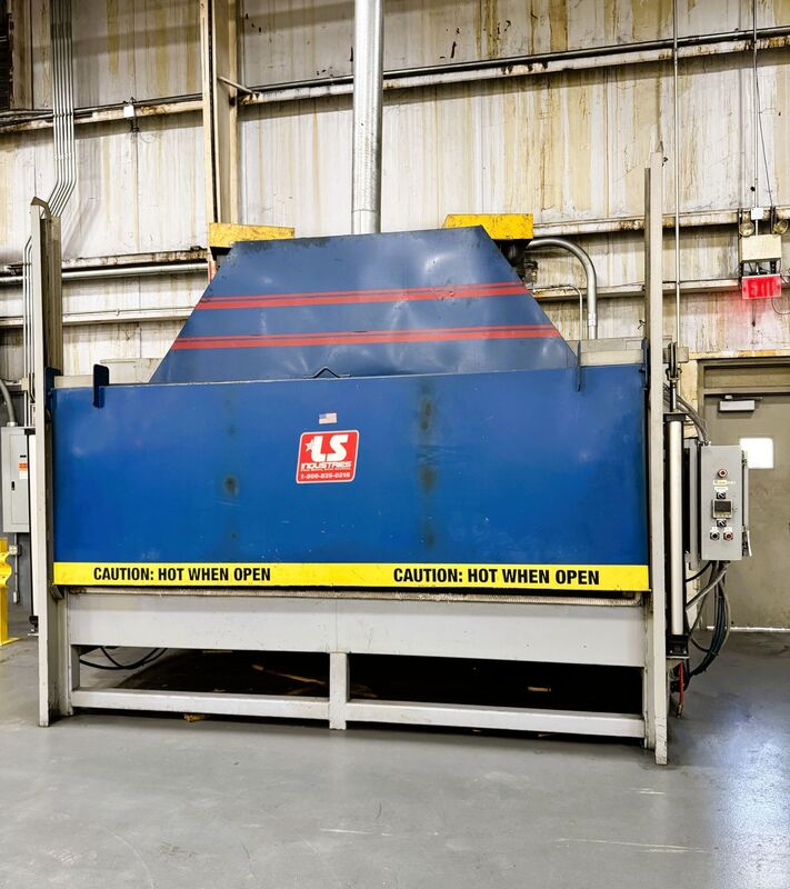 100" width x 36" H x 169" D L S Industries #0, tempering oven, 1000&deg;F, Eurotherm Nonodac PLC Control - Image 2