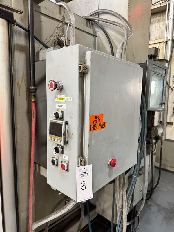 100" width x 36" H x 169" D L S Industries #0, tempering oven, 1000&deg;F, Eurotherm Nonodac PLC Control - Image 9