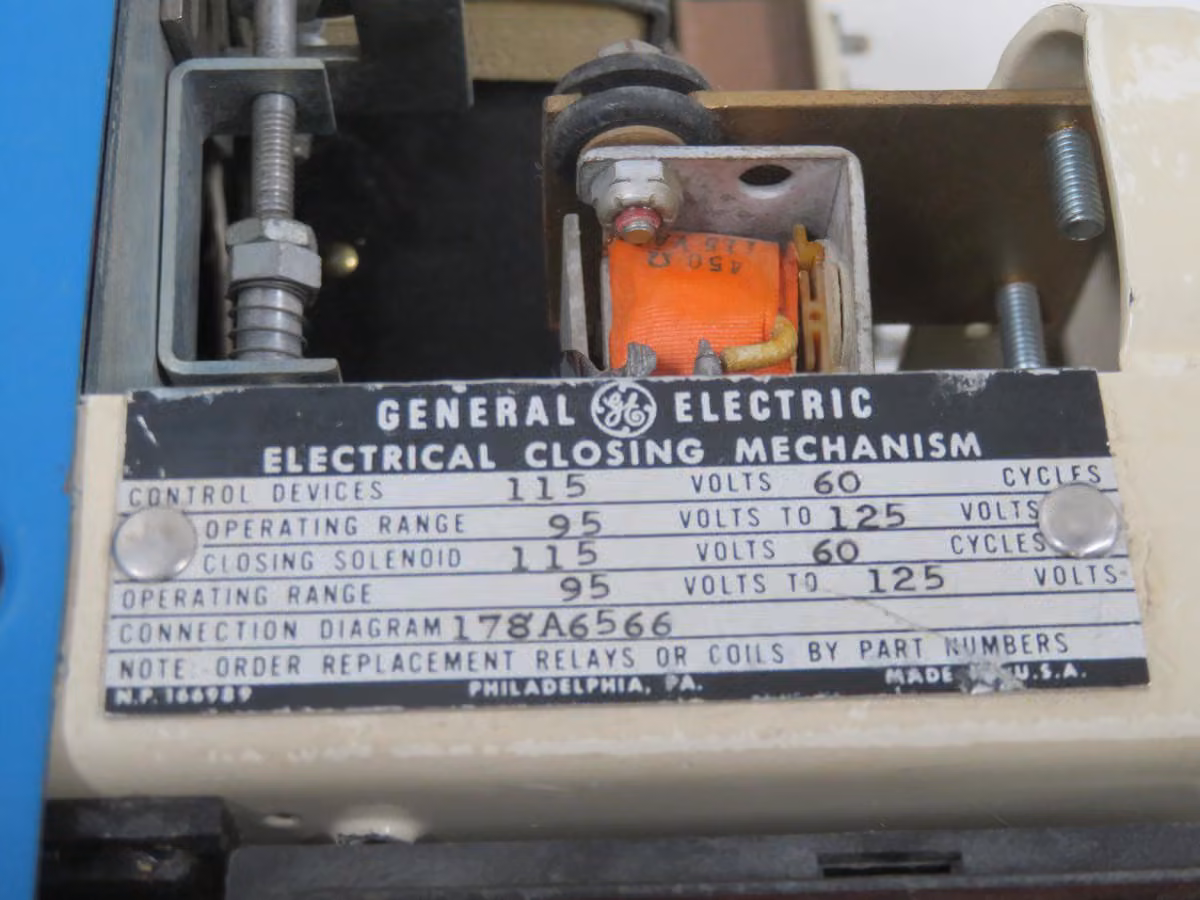 600 Amps, GE #AK-2A-25-1, Air Circuit Breaker - Image 5
