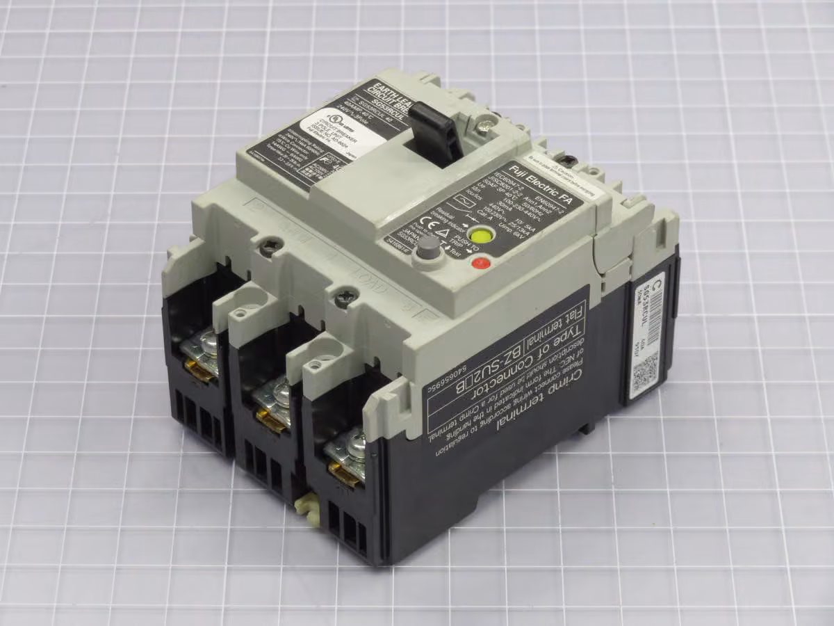 40 Amp, Fuji Electric #SG53RCUL40, Din Rail Mount Circuit Breaker - Image 2