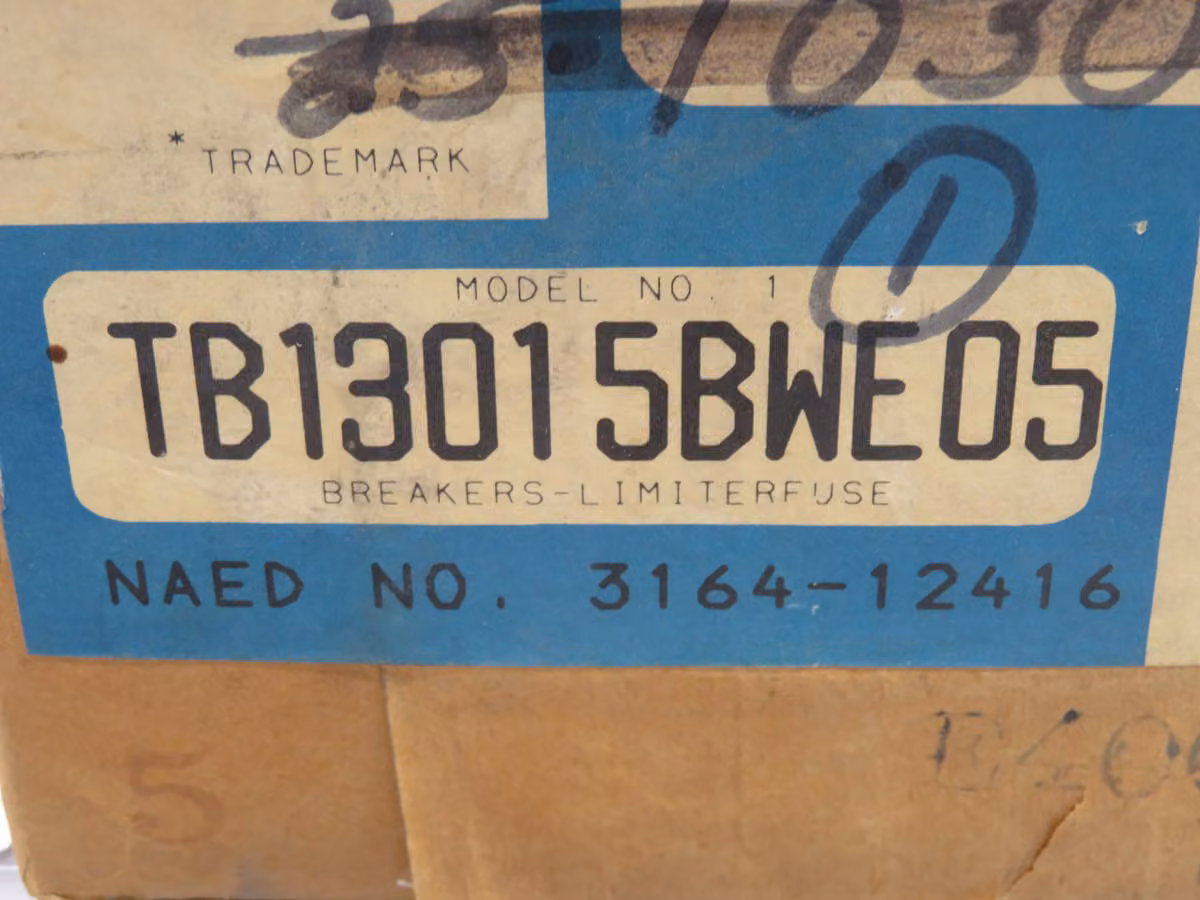 15 Amp, GE #TB13015BWE05, Circuit Breaker - Image 5