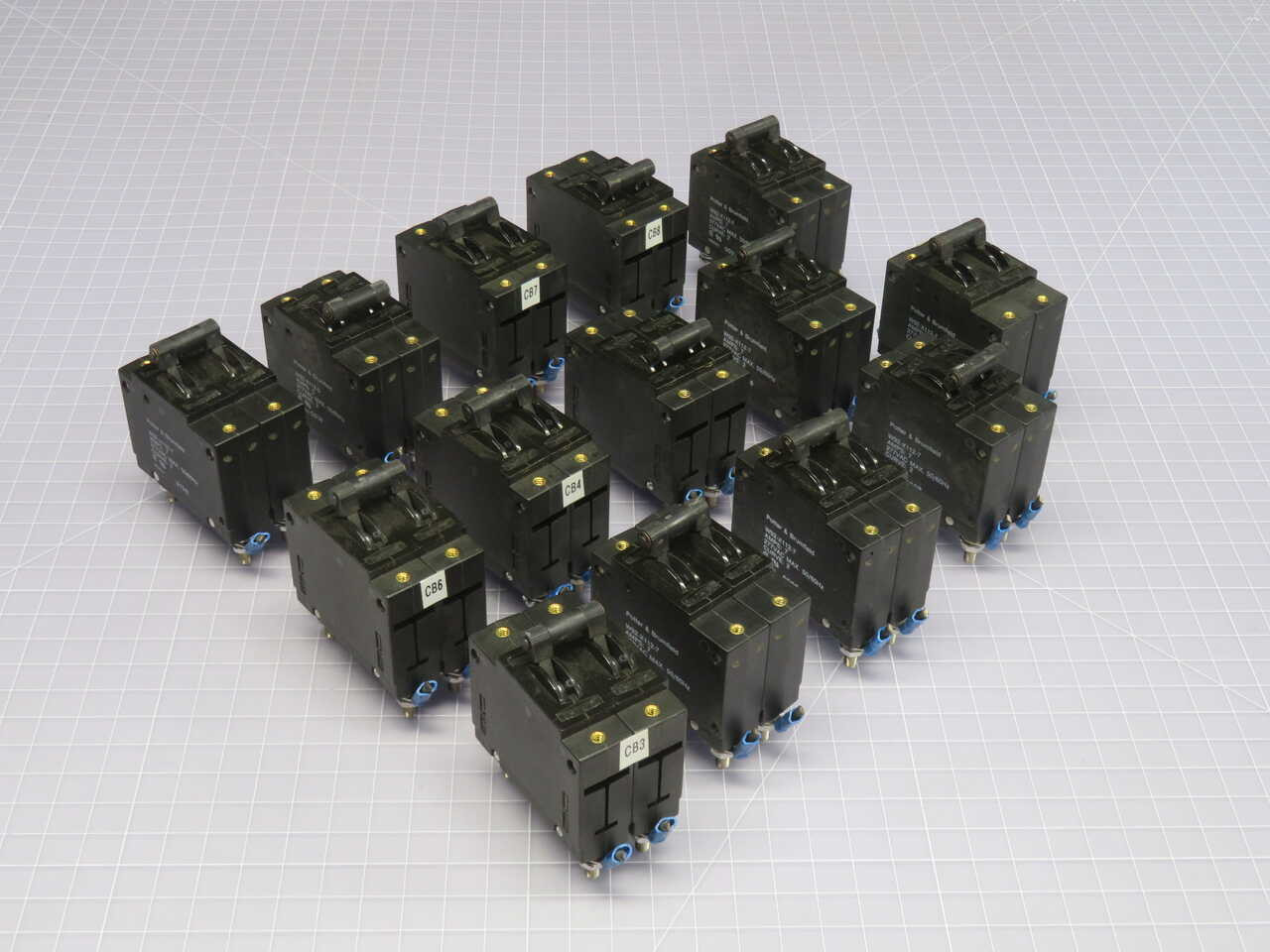 7 Amp, Potter & Brumfield #W92-X112-7, Circuit Breakers, LOT of 14 - Image 6