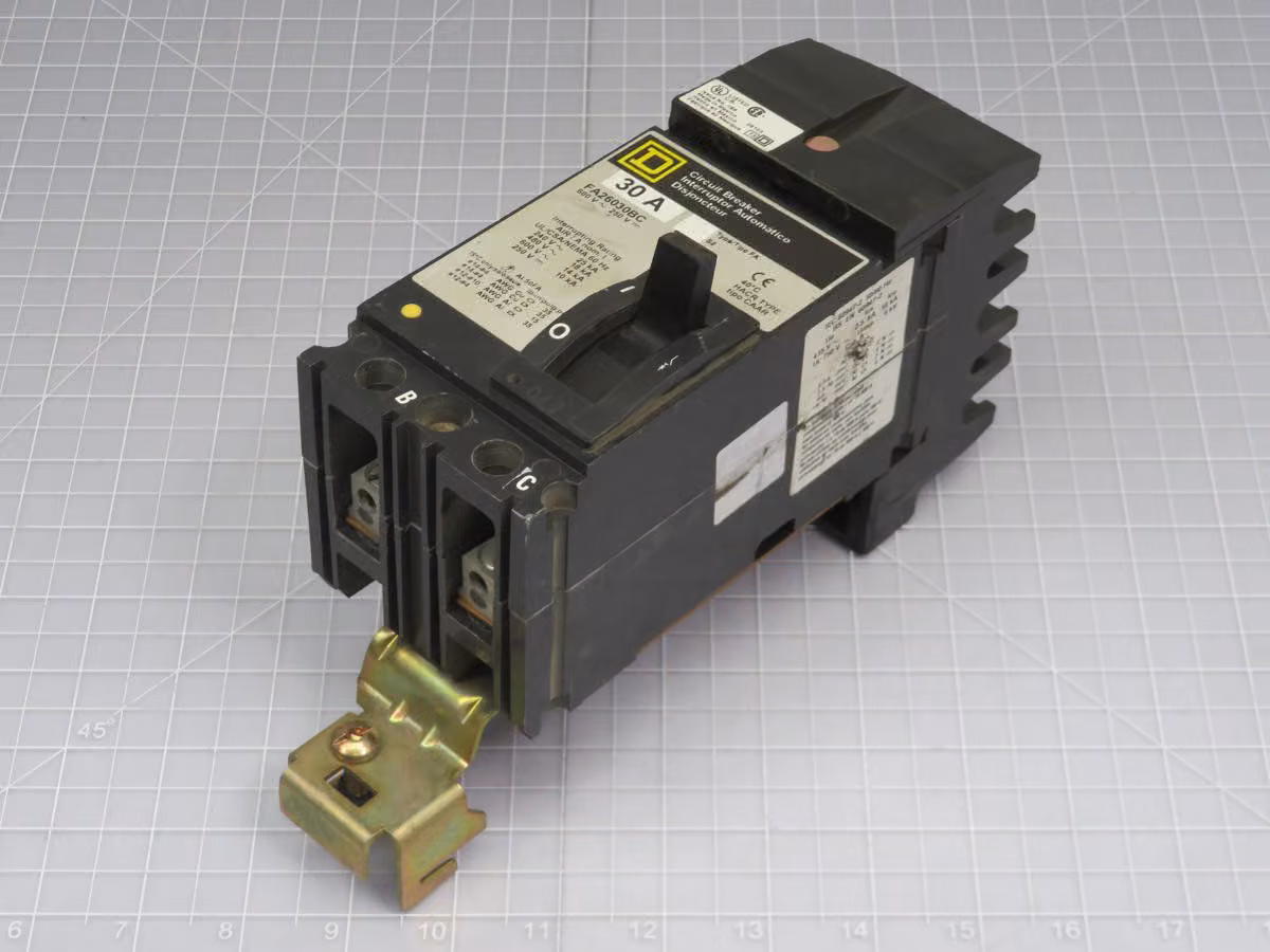 30 Amp, Square D #FA26030BC, Circuit Breaker - Image 2