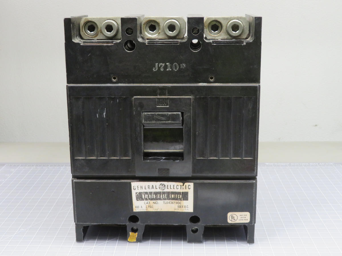 400 Amp, General Electric #TJJ436Y400, General Electric Circuit Breaker 3 Pole 400 A - Image 2