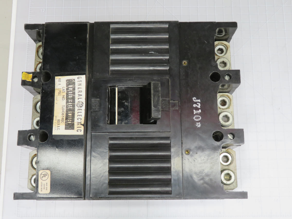 400 Amp, General Electric #TJJ436Y400, General Electric Circuit Breaker 3 Pole 400 A - Image 3