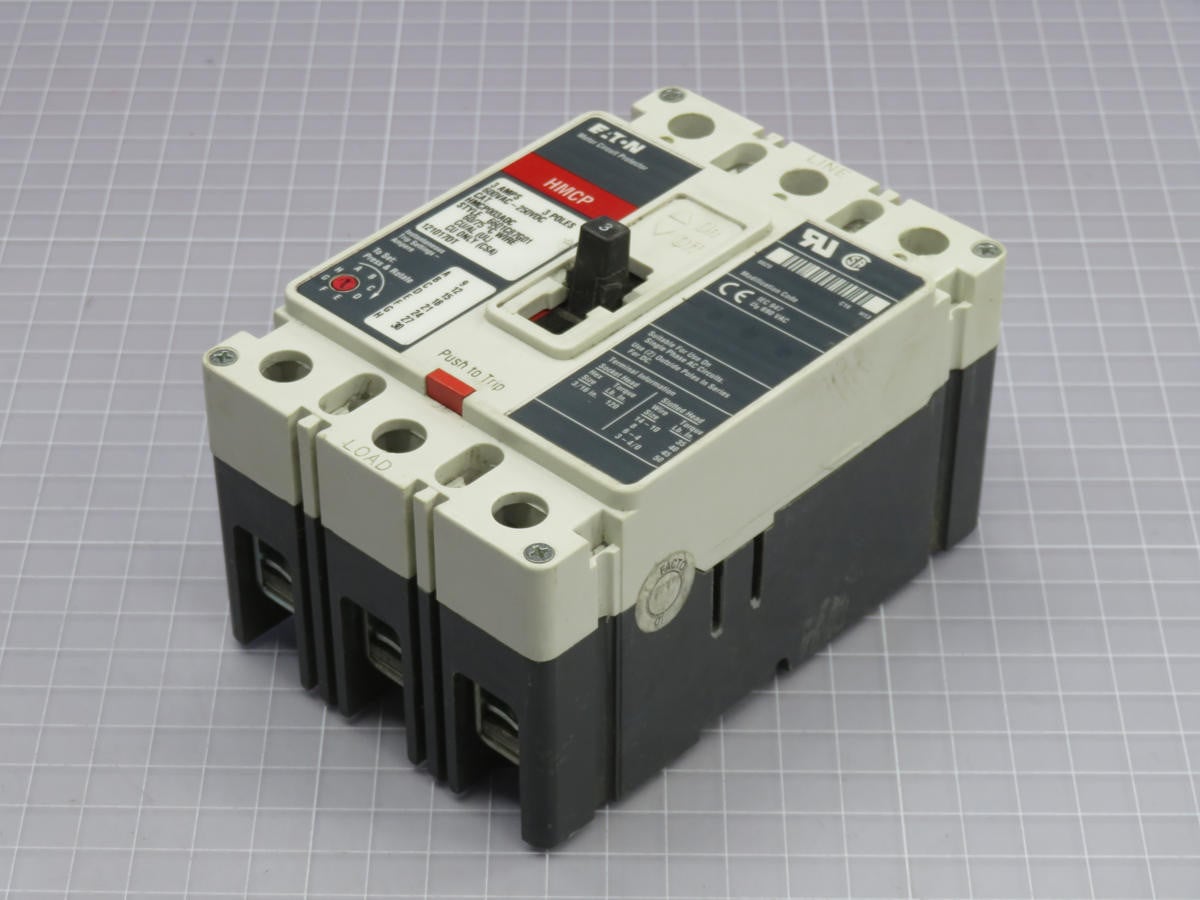 3 Amp, Eaton #6601C87G01, Molded Case Circuit Breaker - Image 1