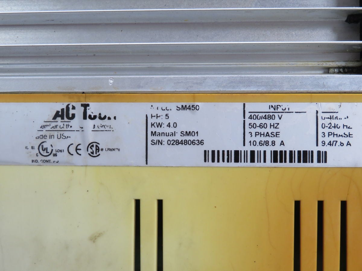 5 HP Lenze #SM450, Variable Speed AC Motor Drive - Image 4