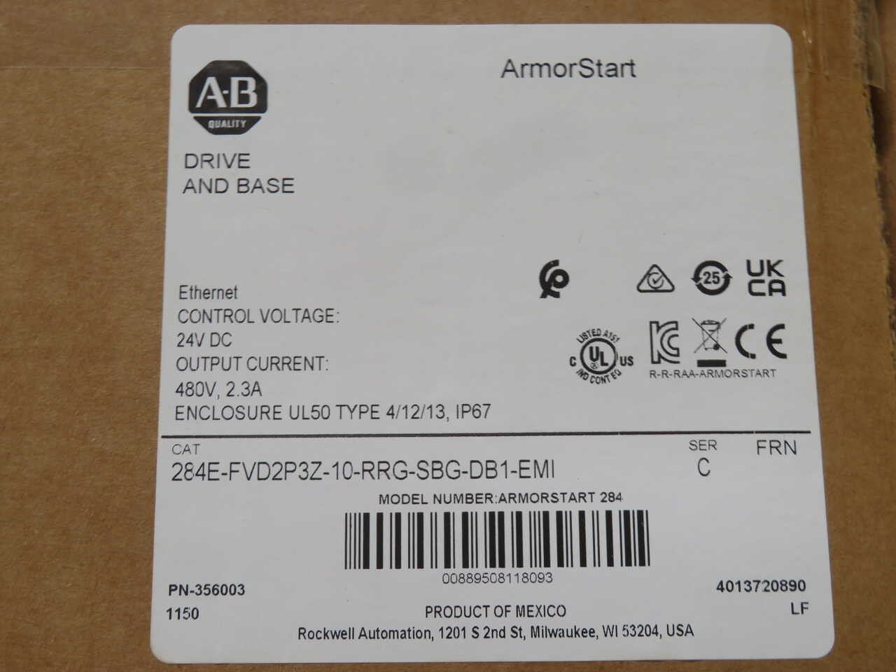 1 HP Allen-Bradley #2 84e-fvd2p3z-10-rrg, Variable Frequency Drive - Image 9
