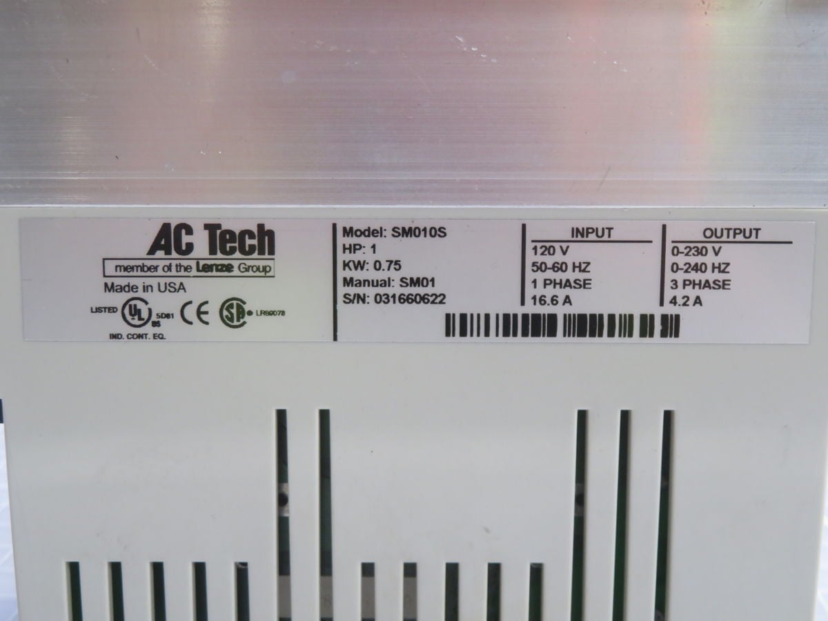 1 HP Allis-Chalmers Tech #SM010S, Standard Inverter Drive - Image 3
