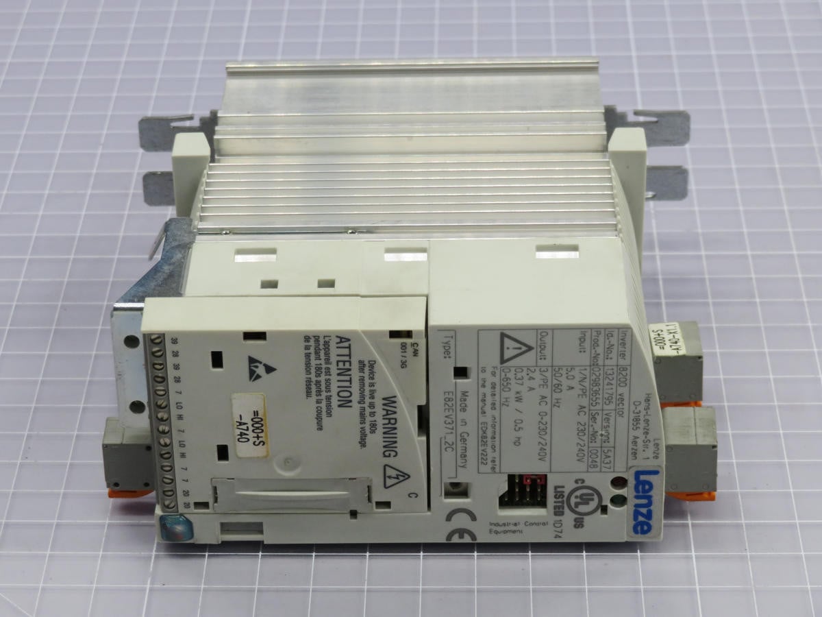 0.37 KW Lenze #13241795, Series Frequency Inverter Drive - Image 2
