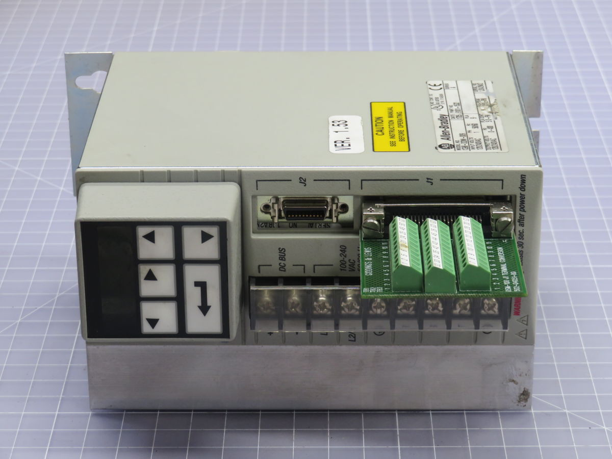 1 KW Allen-Bradley #1398-DDM-009, Servo Drives, 100-240 VAC, 1 KW Power, 6 A Cont. Current - Image 2