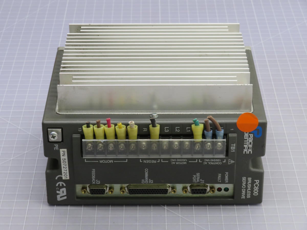 Pacific Scientific #PC834-115-N, Servo Drives, 15A Continuous Output, 30A Peak Output, Resolver Feedback - Image 2