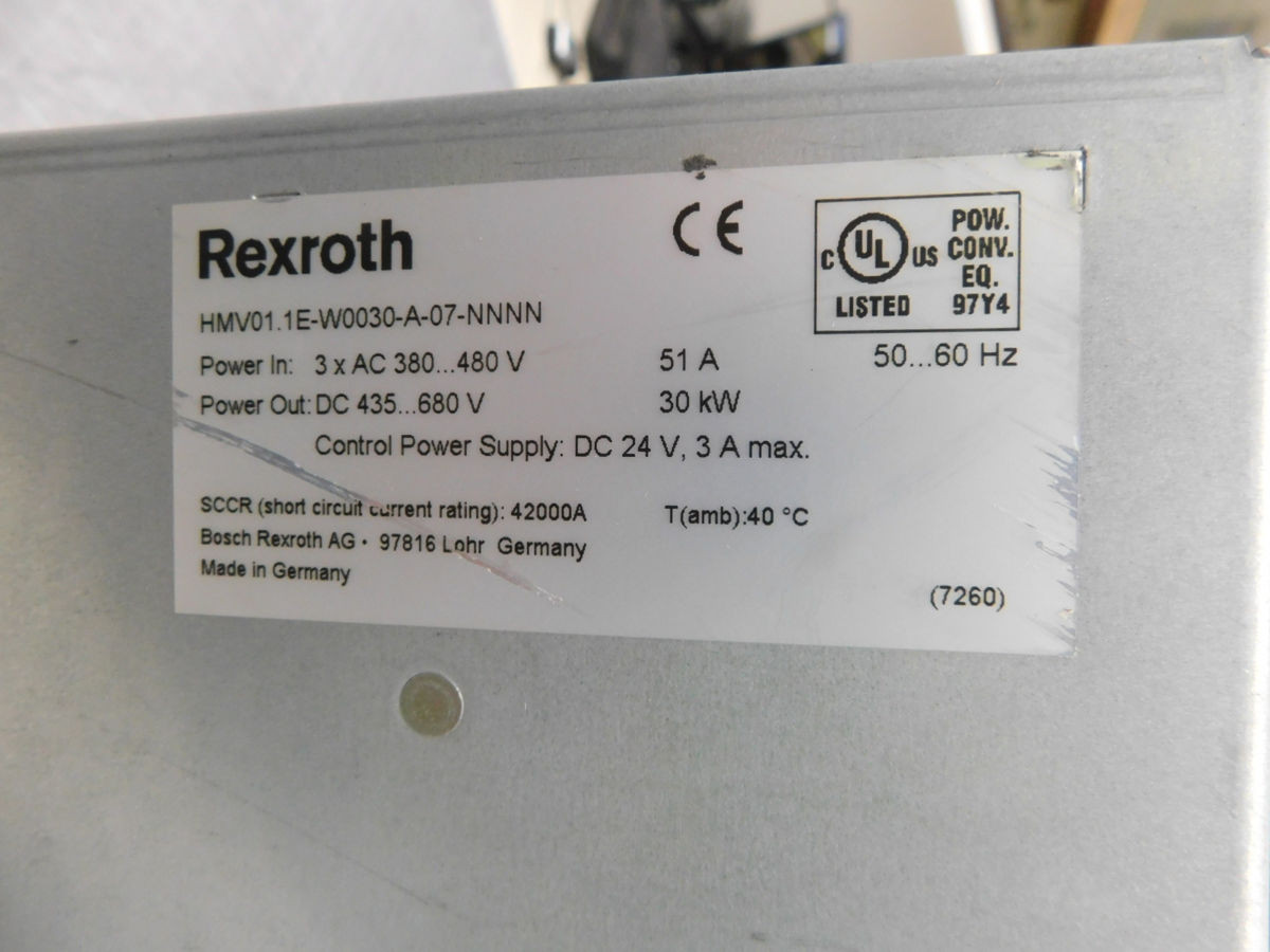Rexroth #HMV01.1E-W0030-A-07-NNNN, Servo Drives - Image 7