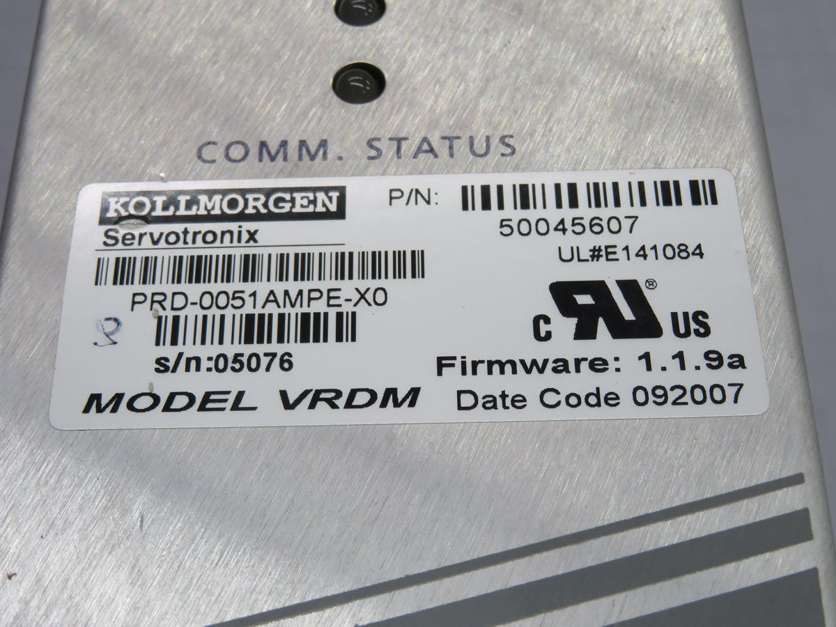 Kollmorgen #PRD-0051AMPE-X0, Servo Amplifier - Image 3