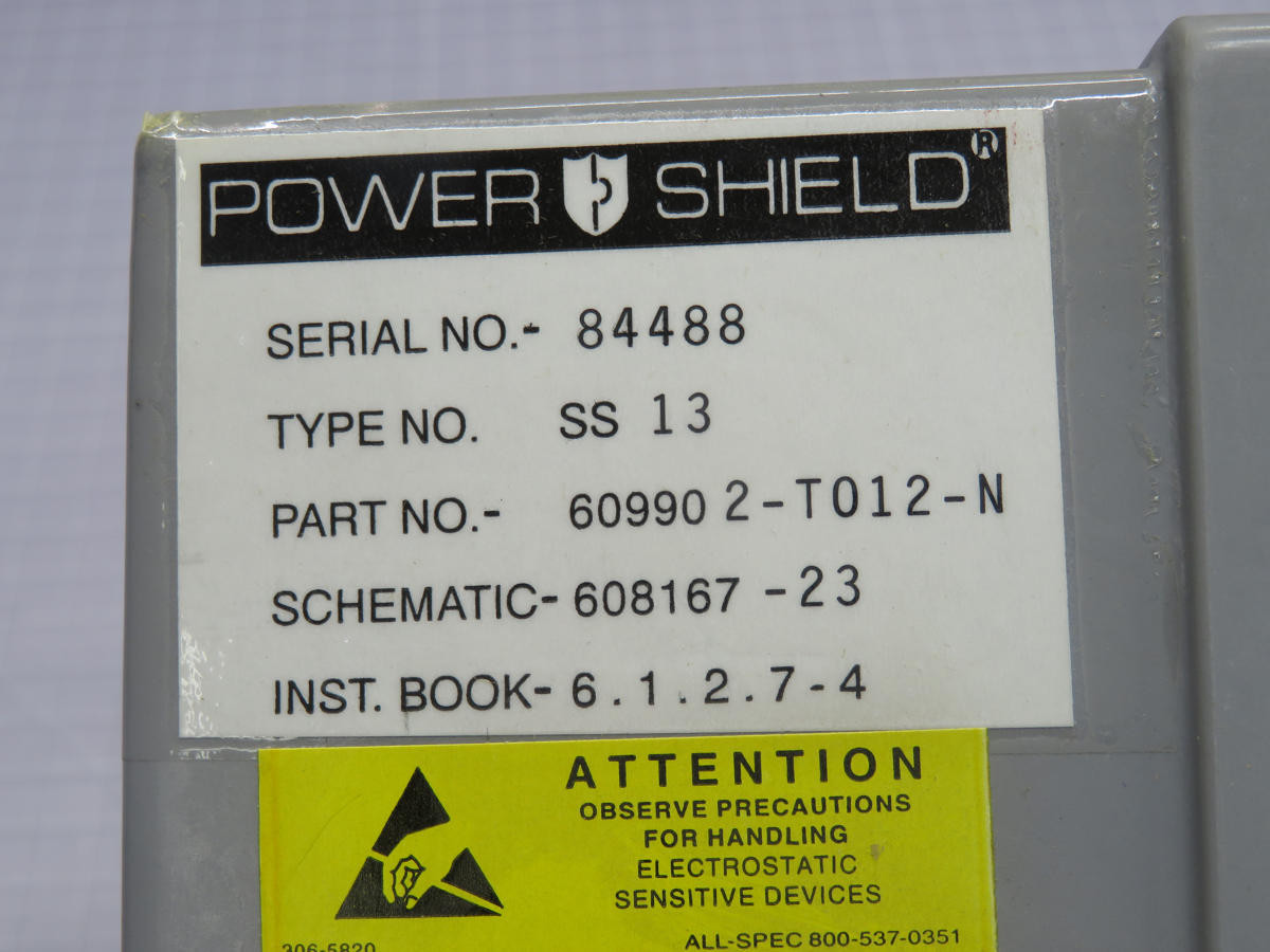 ABB #13-609902-T012-N, Ss Power Shield Solid State Trip - Image 4