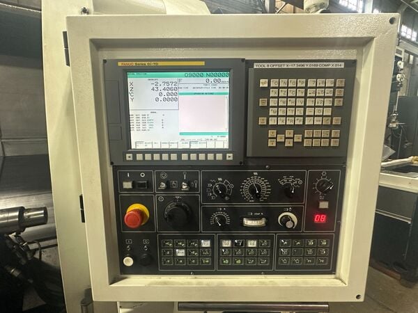 Johnford #SL-650A, CNC turning center, 22.8" swing, 60" centers, 12" chuck, 4" bar, 3,500 RPM, 25 HP, 12 - Image 3