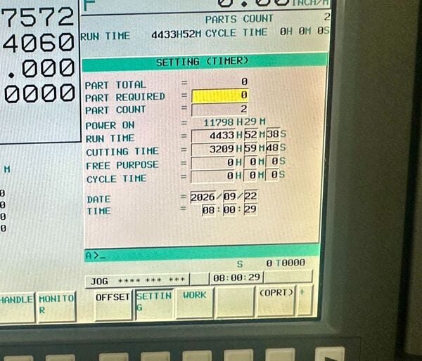 Johnford #SL-650A, CNC turning center, 22.8" swing, 60" centers, 12" chuck, 4" bar, 3,500 RPM, 25 HP, 12 - Image 4
