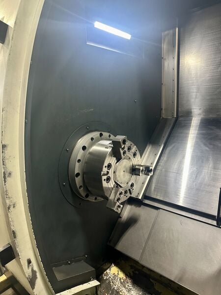 Johnford #SL-650A, CNC turning center, 22.8" swing, 60" centers, 12" chuck, 4" bar, 3,500 RPM, 25 HP, 12 - Image 5